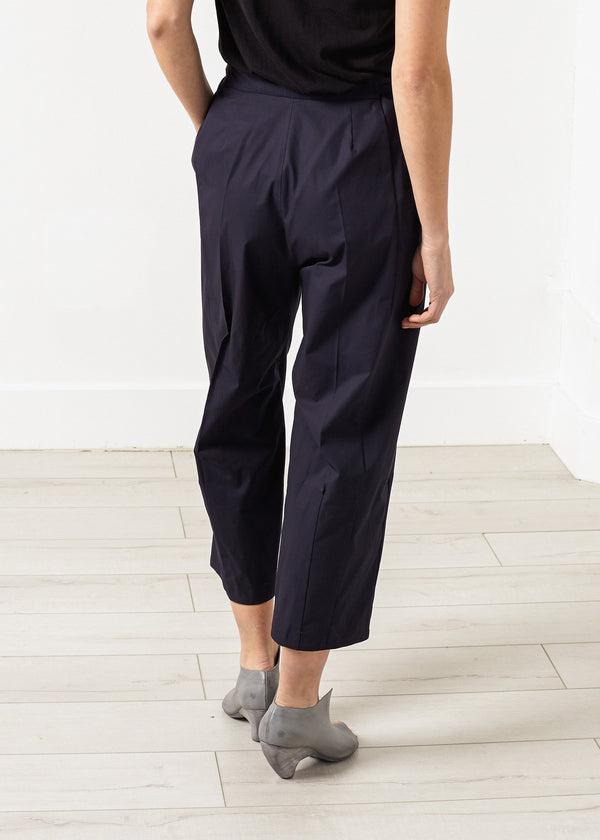 Wide Cropped Trouser in Navy - mageplaza100.myshopify.com - Ter et Bantine - [variant_title]