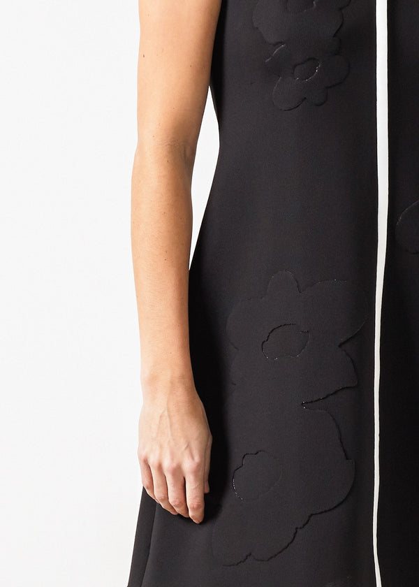 Neoprene Flower Dress in Black - mageplaza100.myshopify.com - Ter et Bantine - [variant_title]