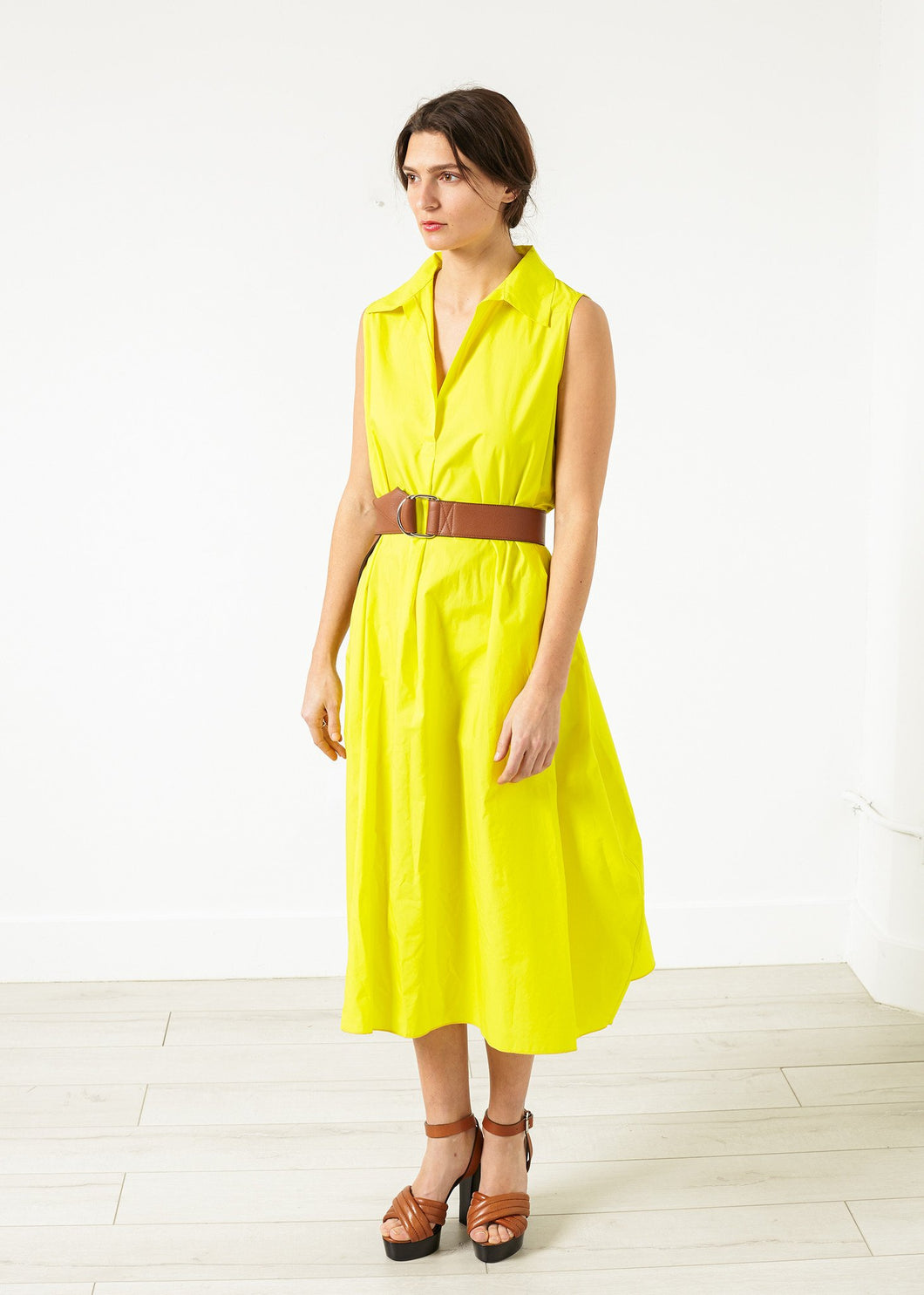 Balloon Cotton Dress in Yellow - mageplaza100.myshopify.com - Ter et Bantine - [variant_title]