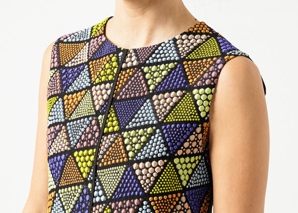 Triangle Sleeveless Dress in Multi - mageplaza100.myshopify.com - Ter et Bantine - [variant_title]