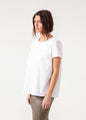 Pleat Back Blouse in White - mageplaza100.myshopify.com - Ter et Bantine - [variant_title]