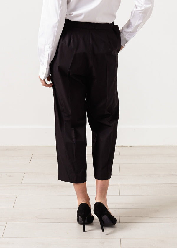 Wide Cropped Trouser in Black - mageplaza100.myshopify.com - Ter et Bantine - [variant_title]