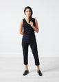 Wool Cropped Pant in Navy - mageplaza100.myshopify.com - Amelia Toro - [variant_title]