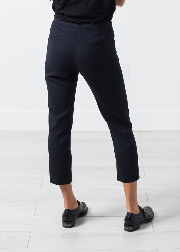 Wool Cropped Pant in Navy - mageplaza100.myshopify.com - Amelia Toro - [variant_title]