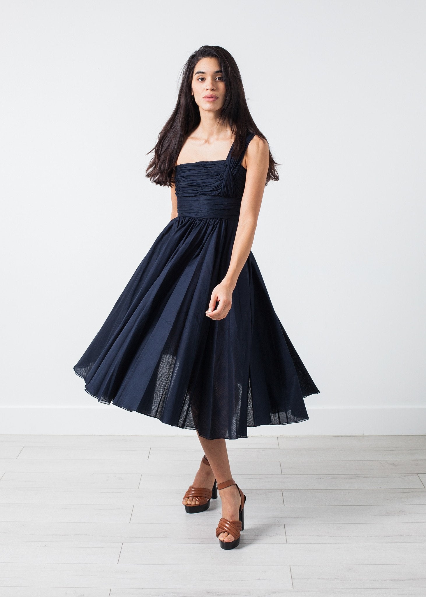 One Shoulder Dress in Navy - mageplaza100.myshopify.com - Amelia Toro - [variant_title]