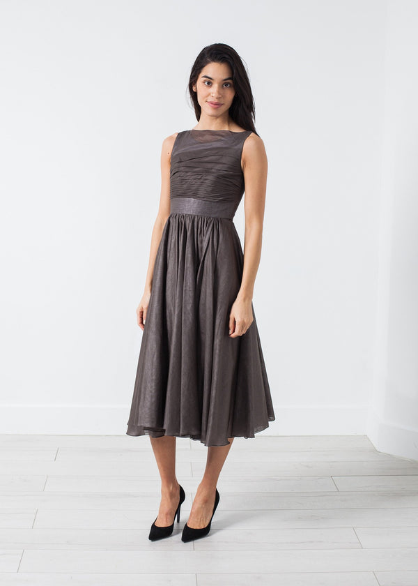 Voile Dress in Grey Pearl - mageplaza100.myshopify.com - Amelia Toro - [variant_title]