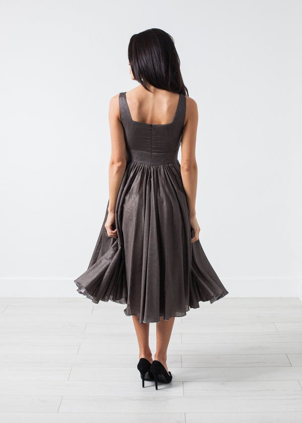 Voile Dress in Grey Pearl - mageplaza100.myshopify.com - Amelia Toro - [variant_title]