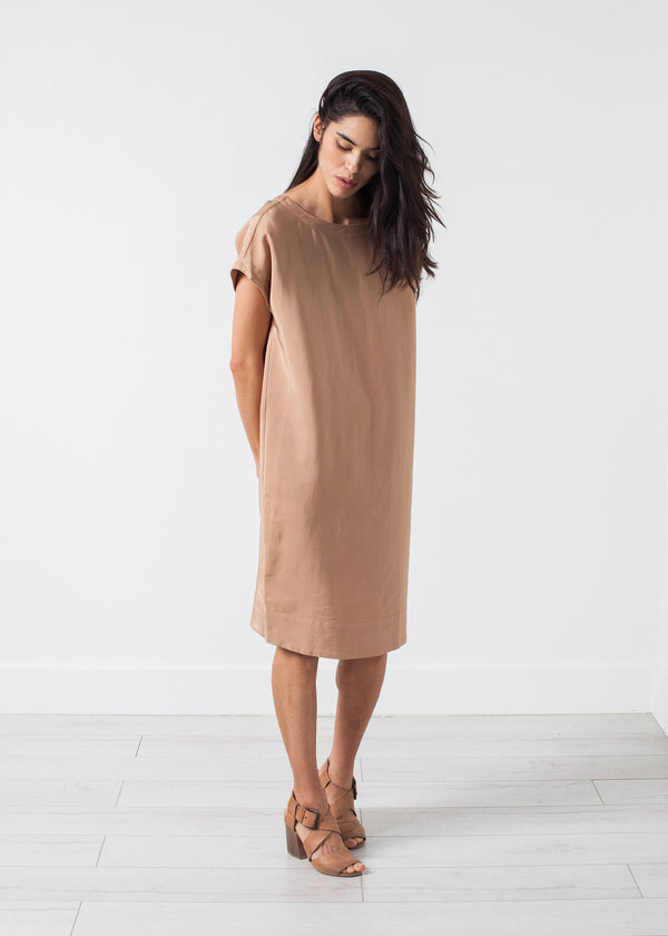 Philomene Dress in Camel - mageplaza100.myshopify.com - By Malene Birger - [variant_title]