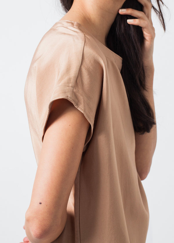 Philomene Dress in Camel - mageplaza100.myshopify.com - By Malene Birger - [variant_title]