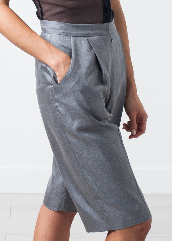 Silk Shorts in Grey - mageplaza100.myshopify.com - Amelia Toro - [variant_title]