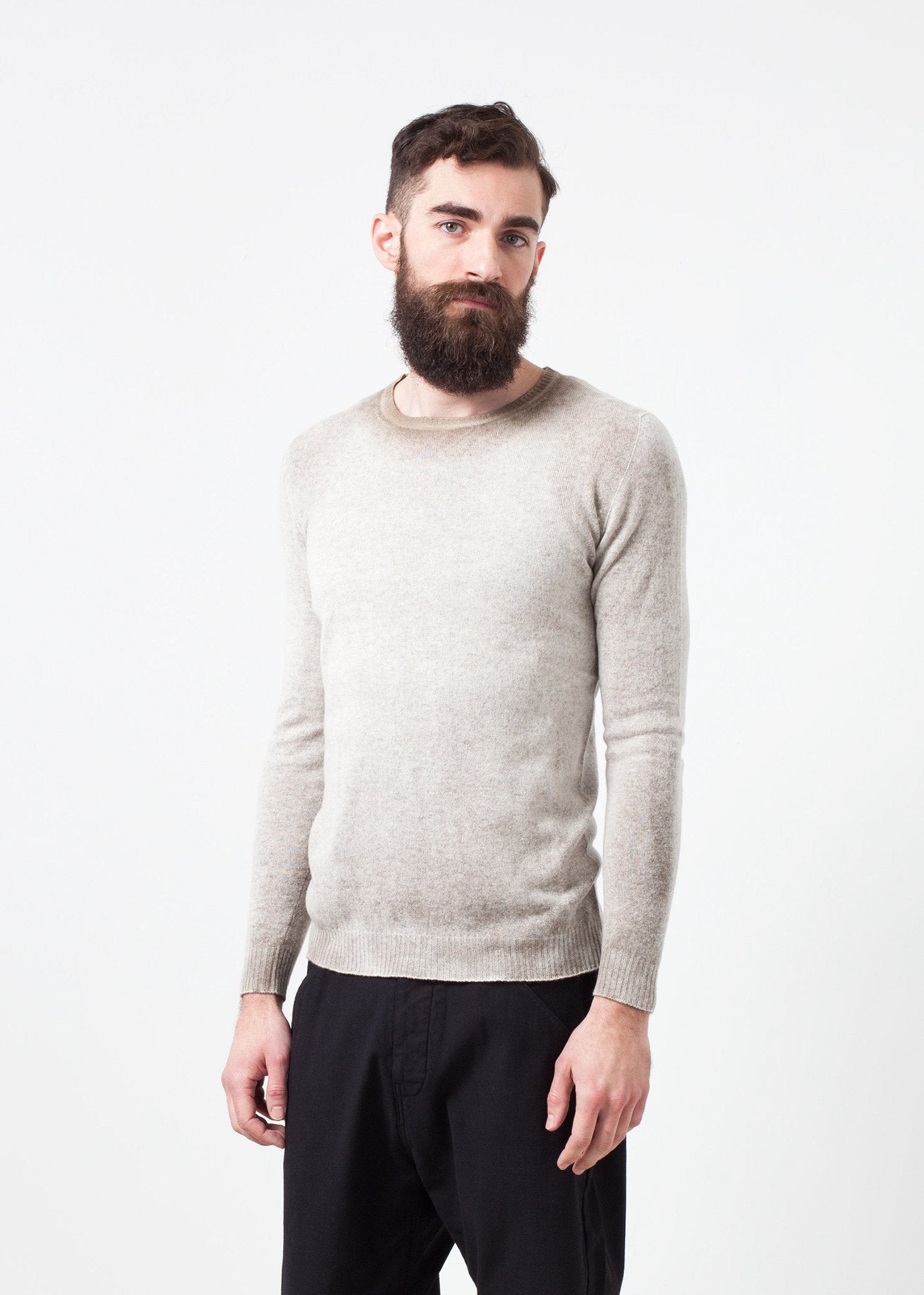 Mottled Cashmere Crewneck - mageplaza100.myshopify.com - Avant Toi - [variant_title]