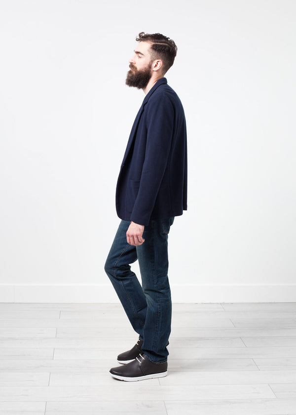 Cotton Jacket in Navy - mageplaza100.myshopify.com - Mauro Grifoni - [variant_title]