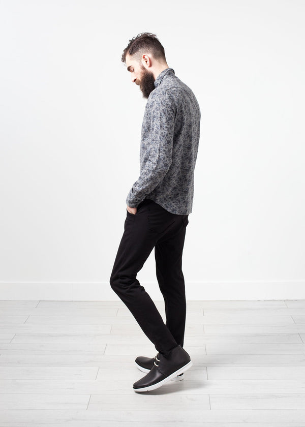 Western Arkansas Button-Up in Grey Floral - mageplaza100.myshopify.com - Aglini - [variant_title]