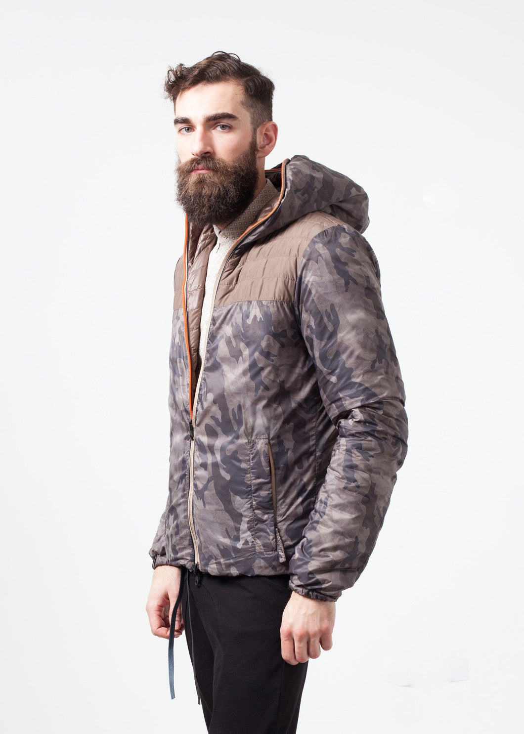 Peone Jacket in Khaki - mageplaza100.myshopify.com - Duvetica - [variant_title]