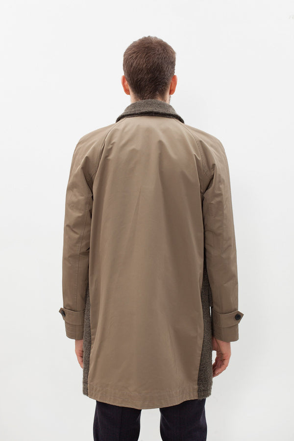 Raglan Maniche Coat in Olive - mageplaza100.myshopify.com - Mauro Grifoni - [variant_title]