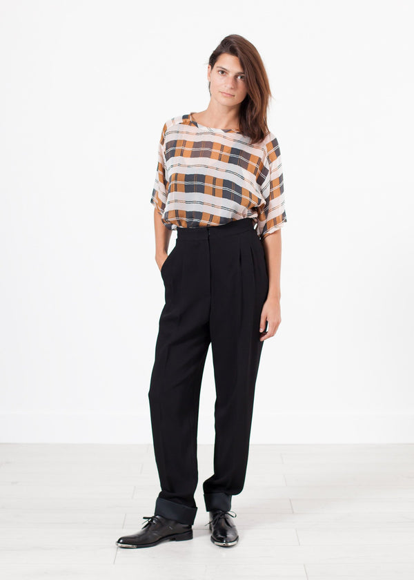 Contrast Cuff Pant in Black - mageplaza100.myshopify.com - Ter et Bantine - [variant_title]