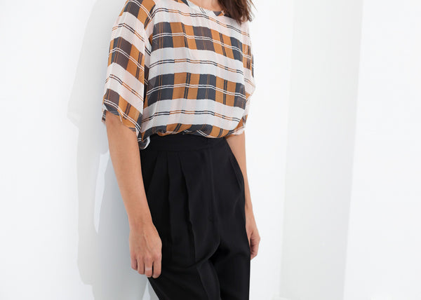 Contrast Cuff Pant in Black - mageplaza100.myshopify.com - Ter et Bantine - [variant_title]