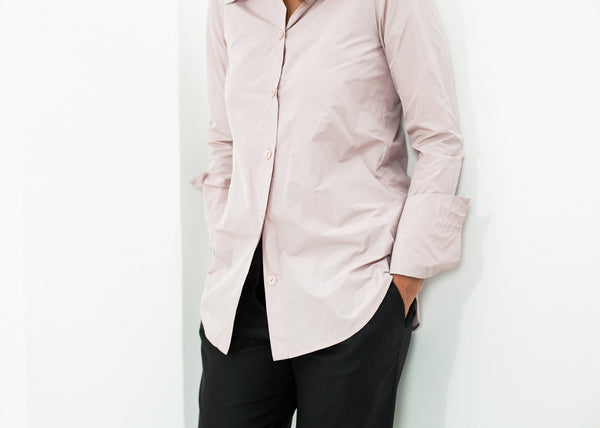 Pointed Collar Blouse in Rose - mageplaza100.myshopify.com - Hovman - [variant_title]