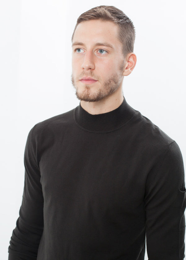 Merino Knit Turtleneck in Cavern - mageplaza100.myshopify.com - Isabel Benenato - [variant_title]