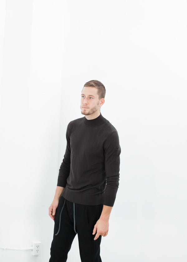 Merino Knit Turtleneck in Cavern - mageplaza100.myshopify.com - Isabel Benenato - [variant_title]