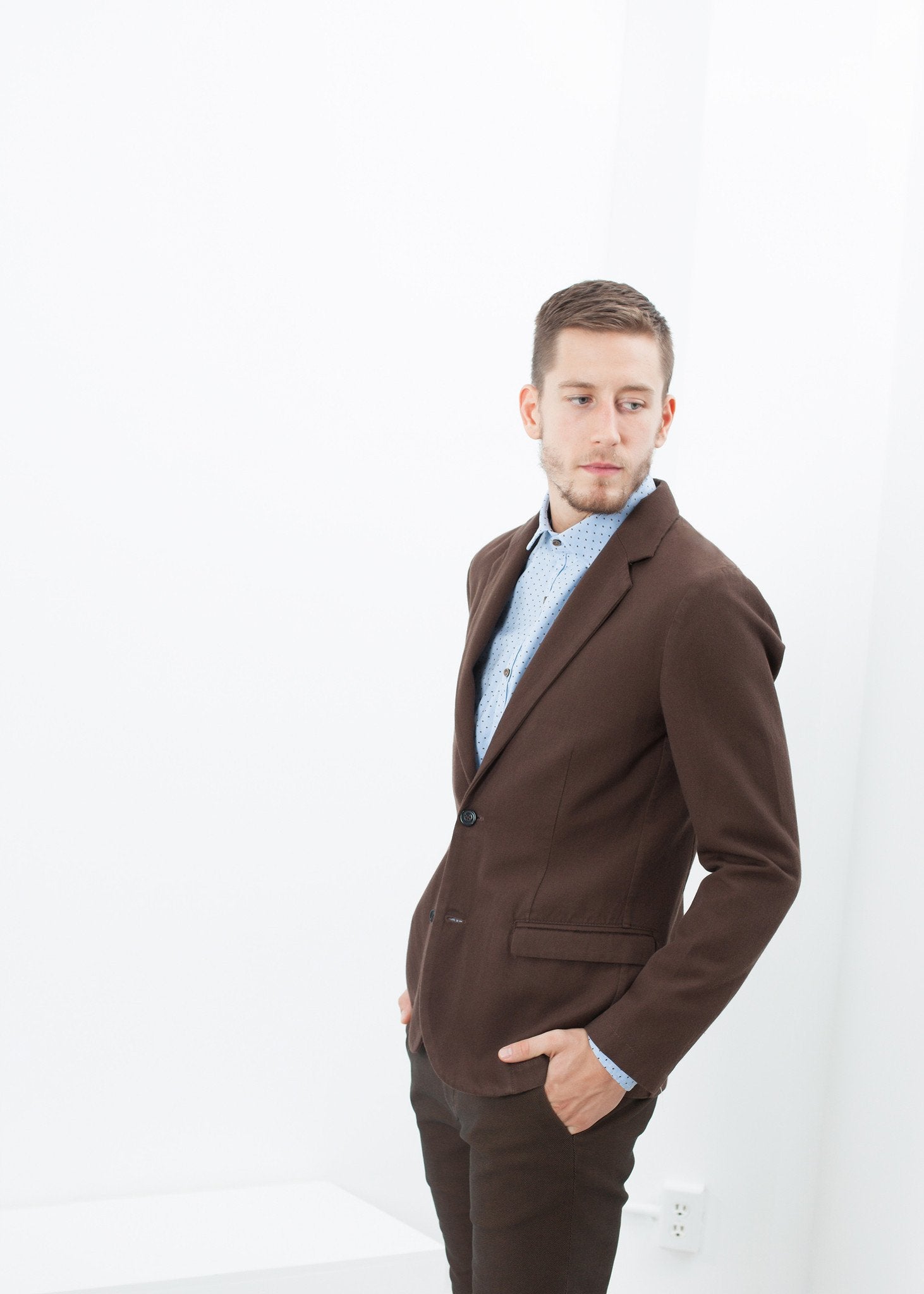 Sport Jacket in Brown - mageplaza100.myshopify.com - Pence - [variant_title]