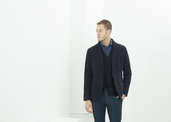 Diamond Weave Trouser in Sky - mageplaza100.myshopify.com - Pence - [variant_title]