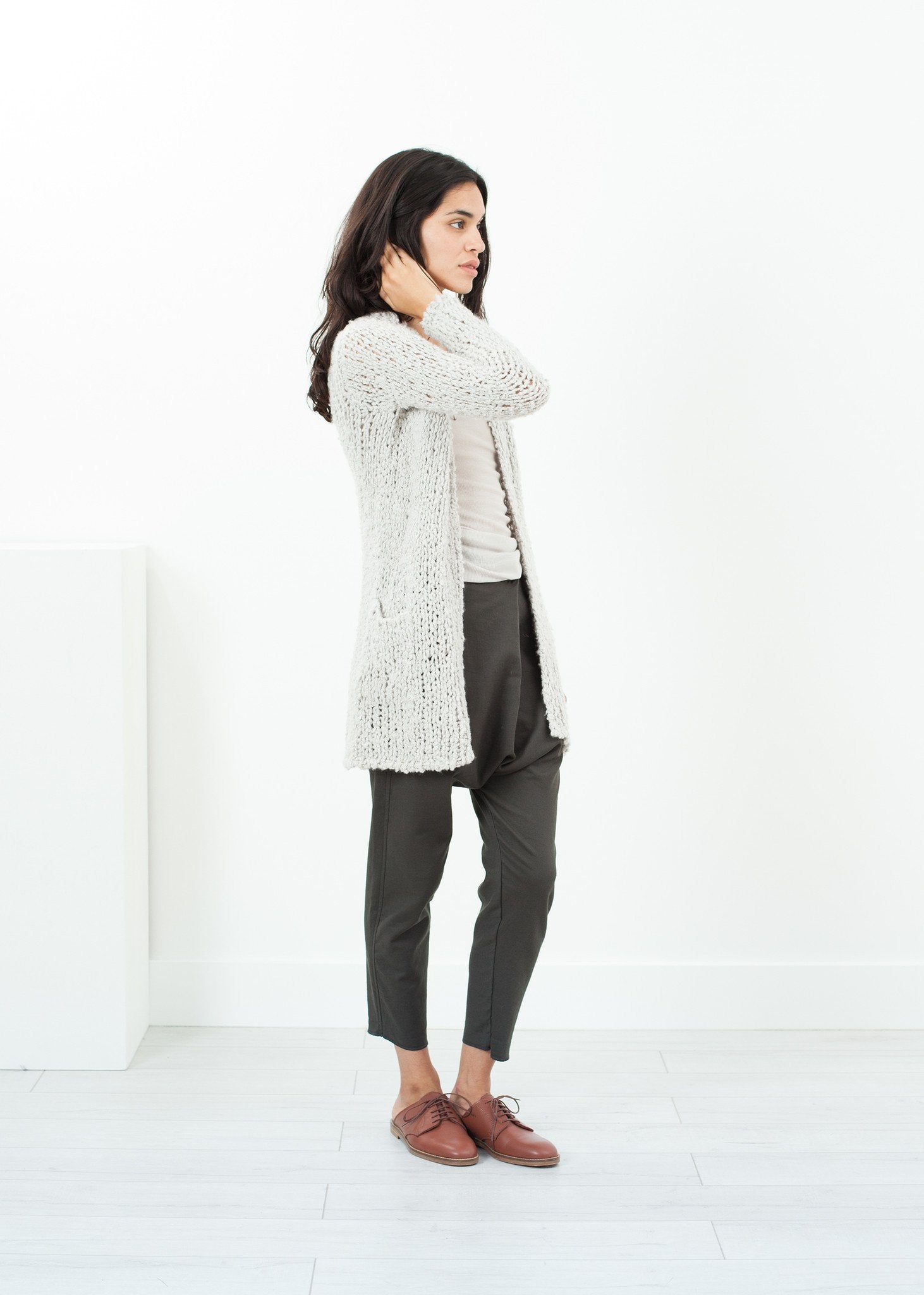 Bulk Stitch Cardigan in Cloud - mageplaza100.myshopify.com - Private 02 04 - [variant_title]
