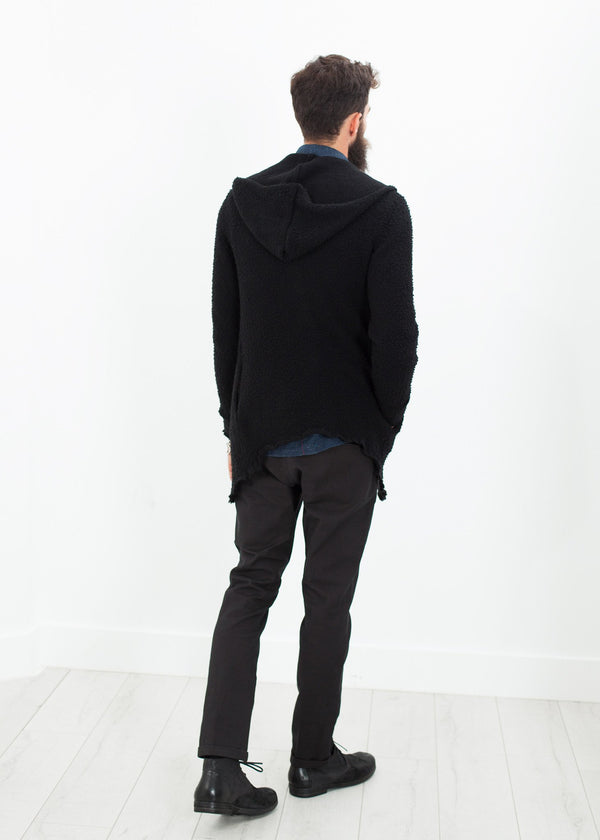Pill Zip Sweater in Black - mageplaza100.myshopify.com - Avant Toi - [variant_title]