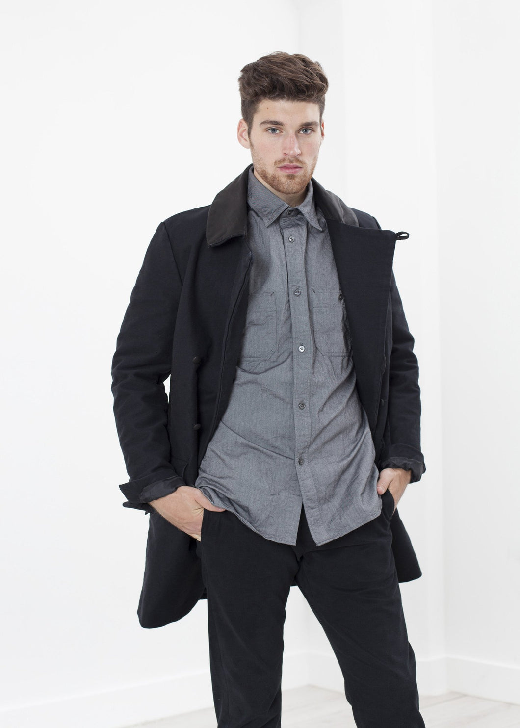 Taban Coat in Black - mageplaza100.myshopify.com - Hannes Roether - [variant_title]