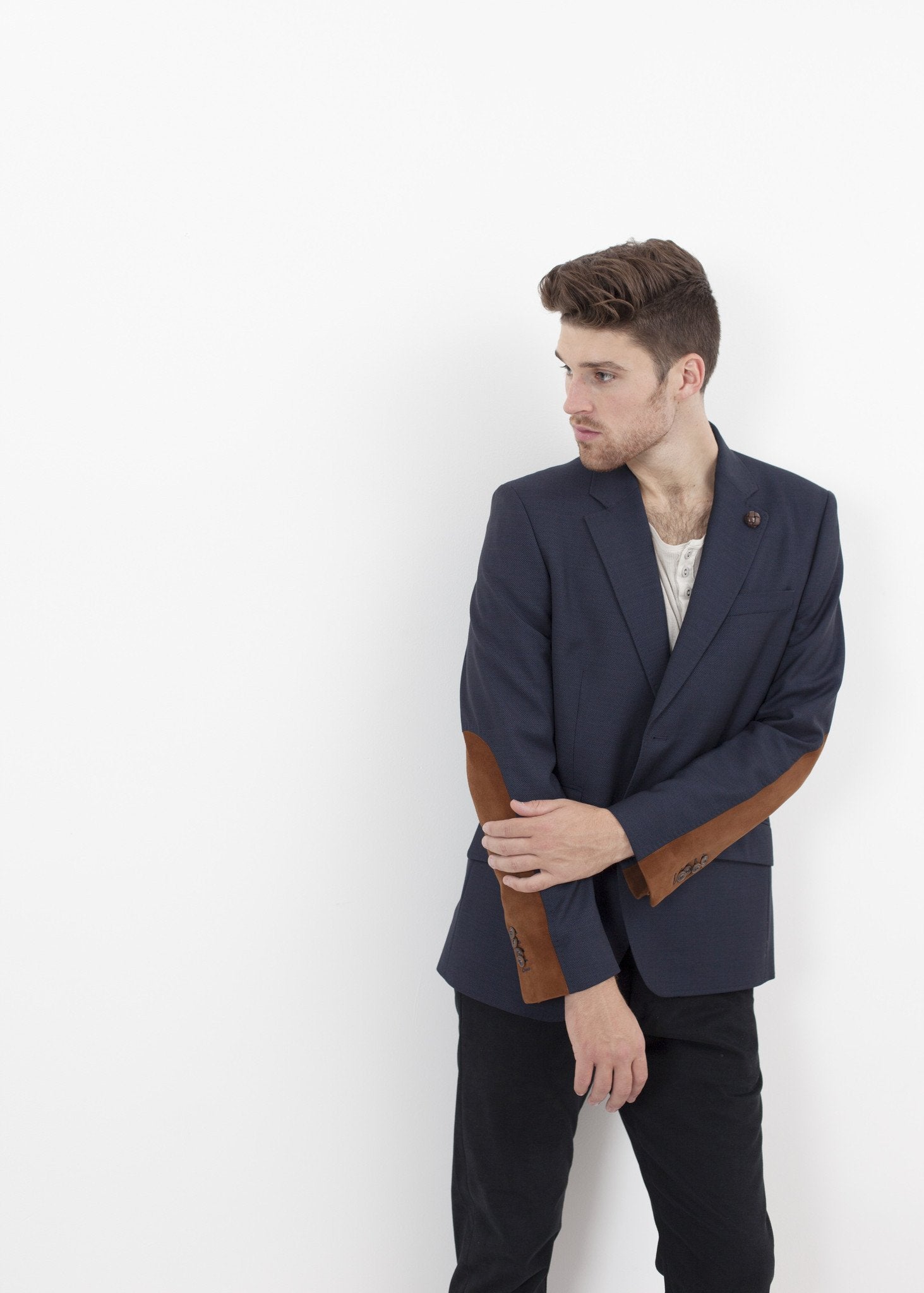 Swift Low Blazer in Navy - mageplaza100.myshopify.com - Circle of Gentlemen - [variant_title]