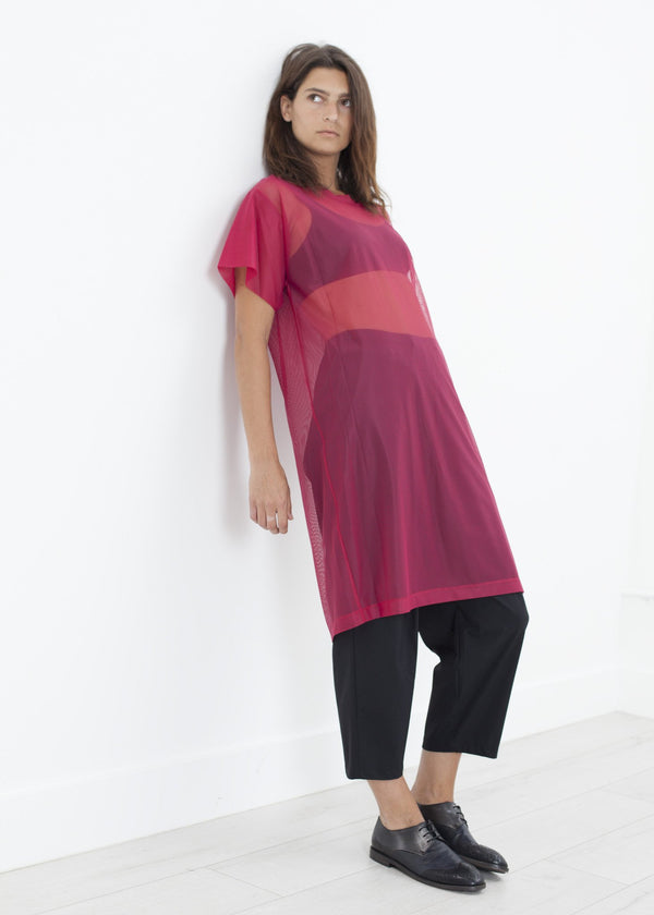 Mesh Over Dress in Pink - mageplaza100.myshopify.com - Maria Calderara - [variant_title]