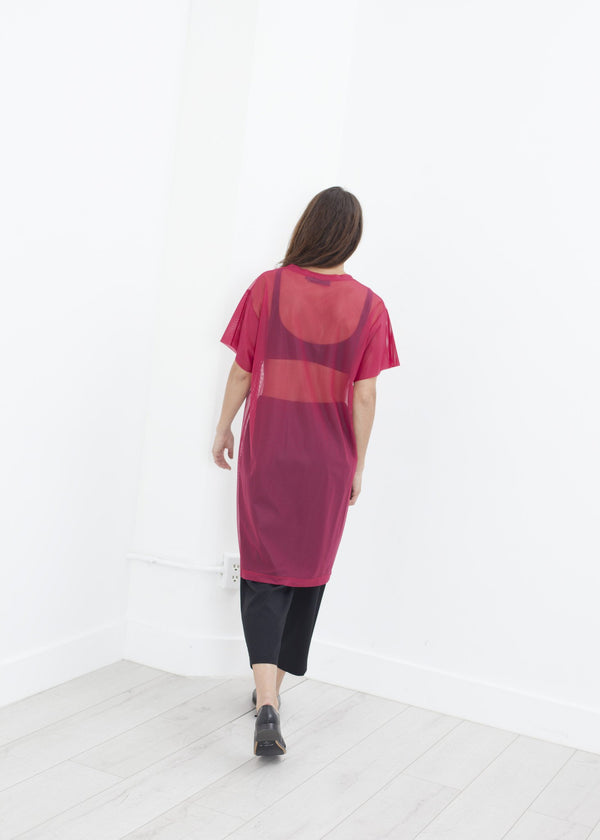 Mesh Over Dress in Pink - mageplaza100.myshopify.com - Maria Calderara - [variant_title]