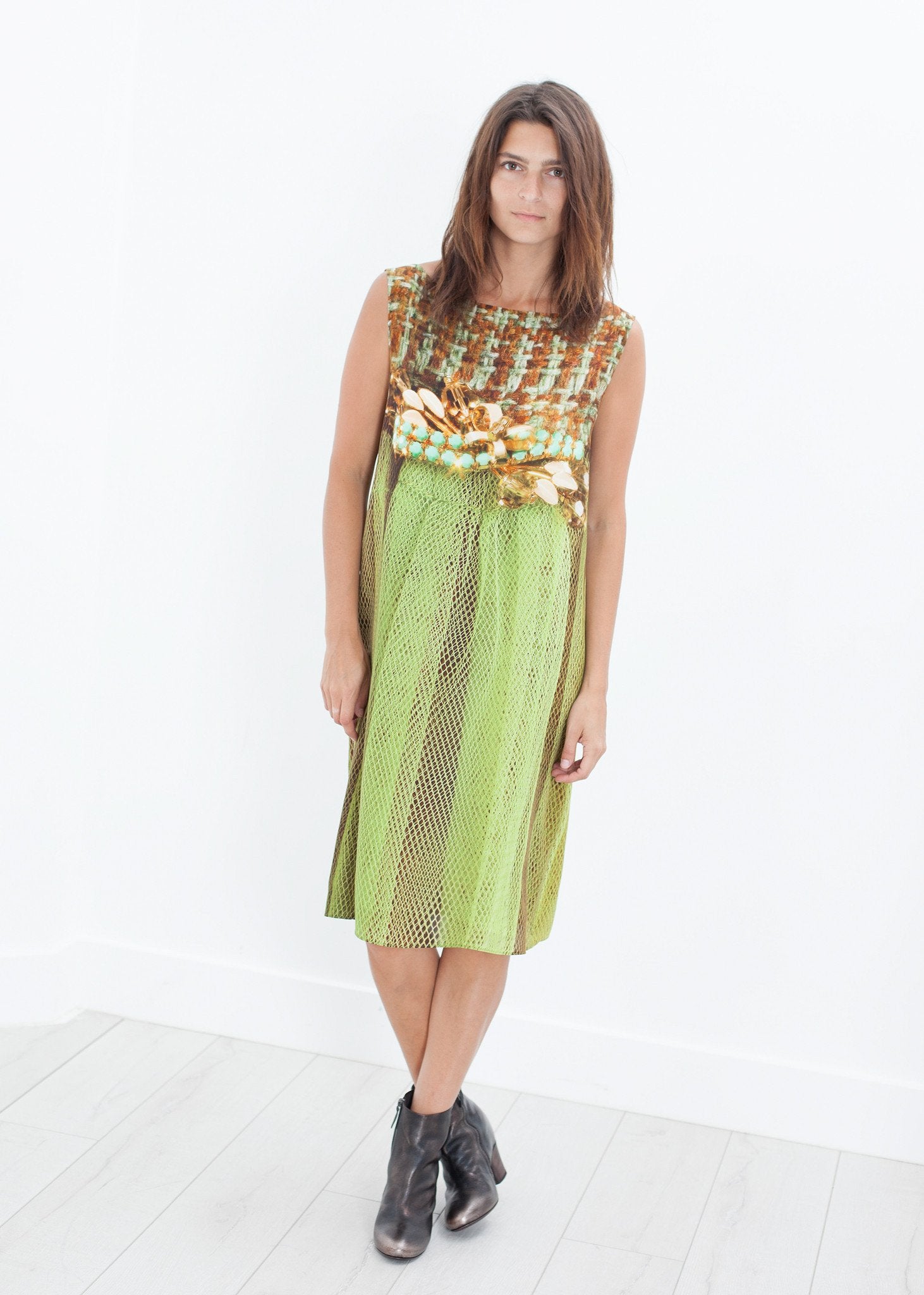 Silk Shift in Tweed and Net - mageplaza100.myshopify.com - Antoni & Alison - [variant_title]