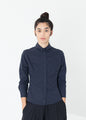 Wrinkled Tux Shirt in Navy - mageplaza100.myshopify.com - Sibel Saral - [variant_title]