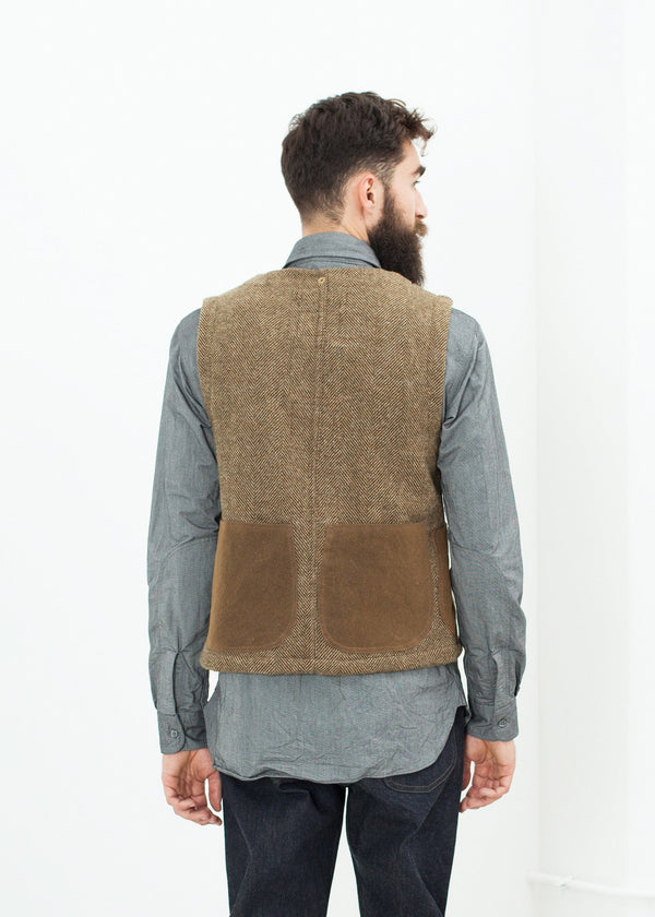 Work Vest in Tan - mageplaza100.myshopify.com - Nigel Cabourn - [variant_title]