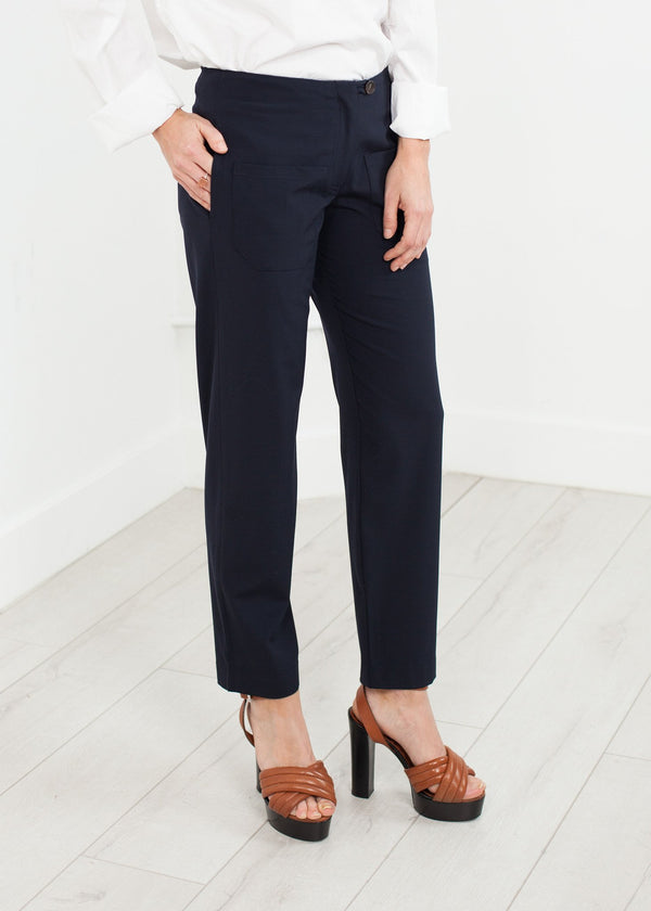 Patch Pocket Pant in Navy - mageplaza100.myshopify.com - Harvey Faircloth - [variant_title]
