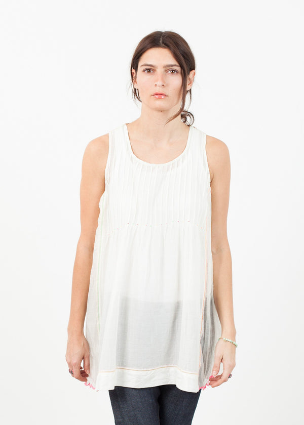 Babydoll Tank in White - mageplaza100.myshopify.com - Pero - [variant_title]