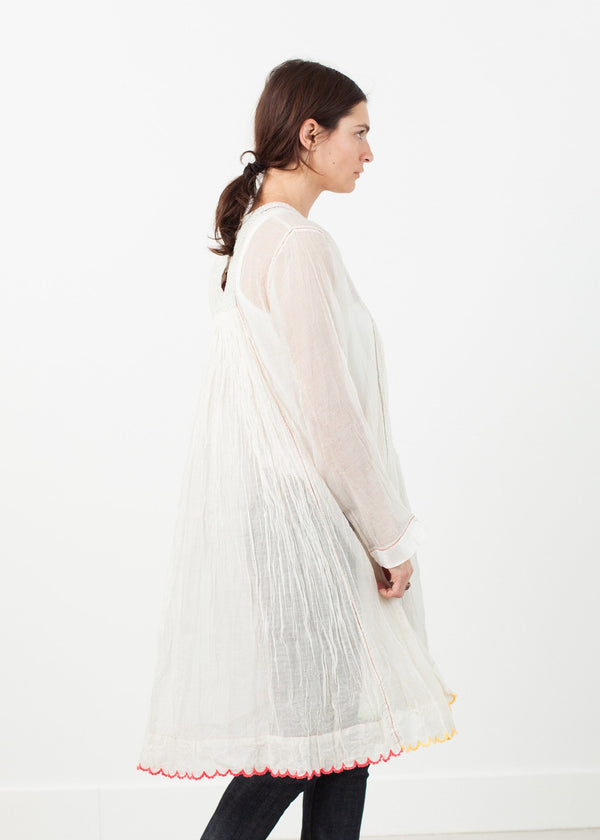 Pink Bib Dress in White - mageplaza100.myshopify.com - Pero - [variant_title]