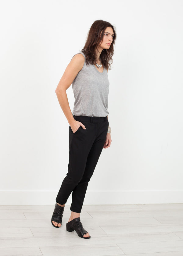 Stretch Fitted Pant in Black - mageplaza100.myshopify.com - Amelia Toro - [variant_title]