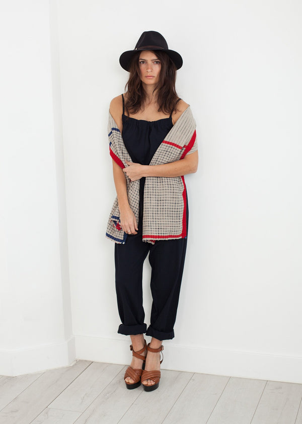 Sleeveless Jumpsuit in Navy - mageplaza100.myshopify.com - Harvey Faircloth - [variant_title]