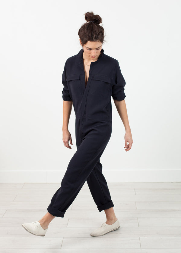 Worker Jumpsuit in Navy - mageplaza100.myshopify.com - Harvey Faircloth - [variant_title]