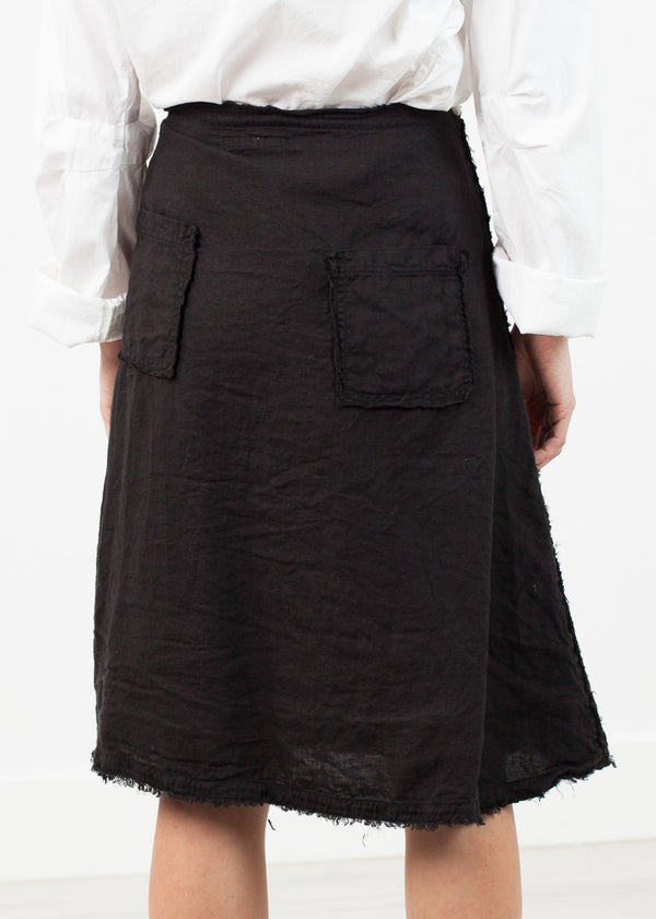 Wrap Snap Skirt in Black - mageplaza100.myshopify.com - Pip-Squeak Chapeau - [variant_title]