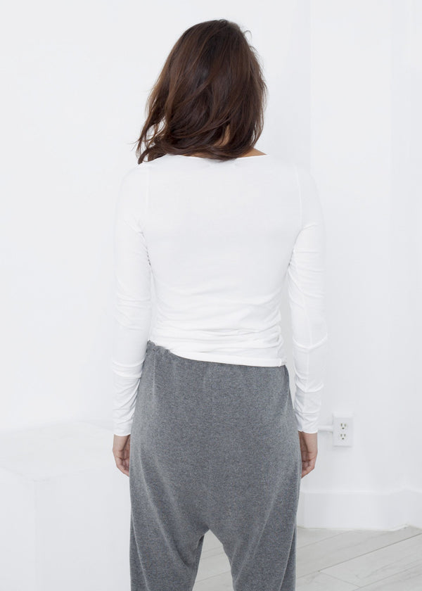 Stretch Tee in Milk - mageplaza100.myshopify.com - Album di Famiglia - [variant_title]