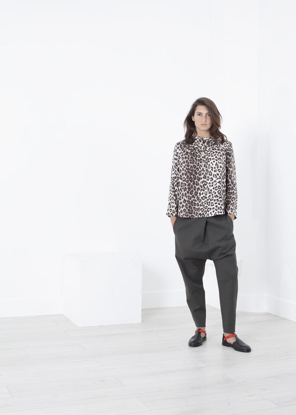 Madame L Blouse in Leopard - mageplaza100.myshopify.com - La Prestic Ouiston - [variant_title]