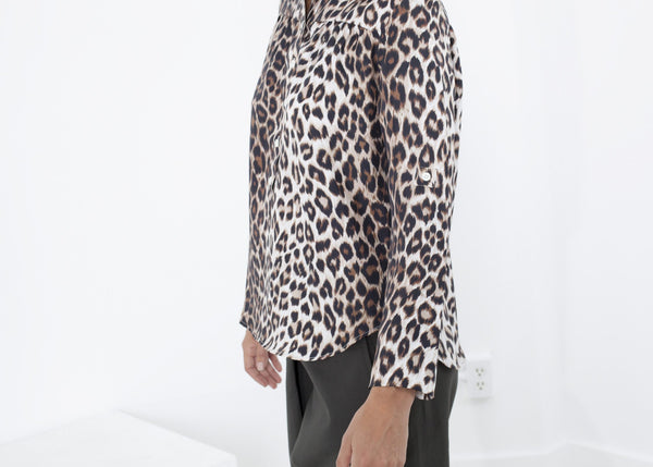Madame L Blouse in Leopard - mageplaza100.myshopify.com - La Prestic Ouiston - [variant_title]