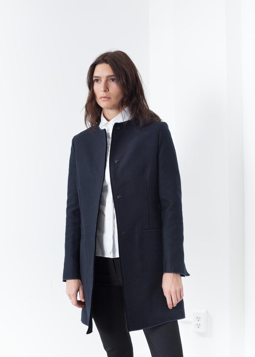 Tessuto Jacket in Navy - mageplaza100.myshopify.com - Ter et Bantine - [variant_title]