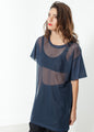 Mesh Over Dress in Navy - mageplaza100.myshopify.com - Maria Calderara - [variant_title]