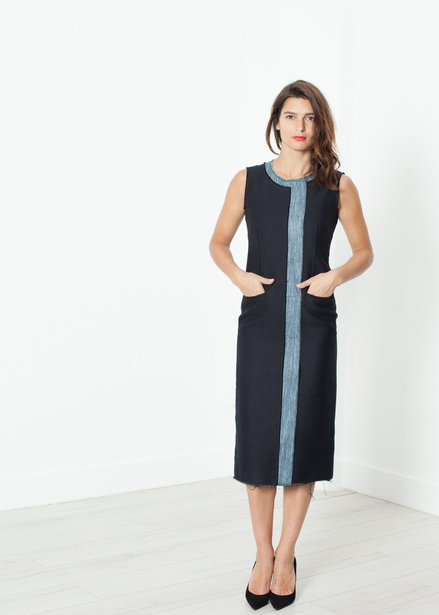 Denim Dress in Denim - mageplaza100.myshopify.com - Ter et Bantine - [variant_title]