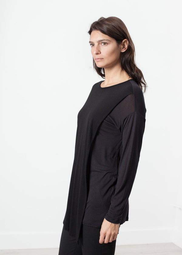 Laurier Tee in Black/Navy - mageplaza100.myshopify.com - Drifter - [variant_title]