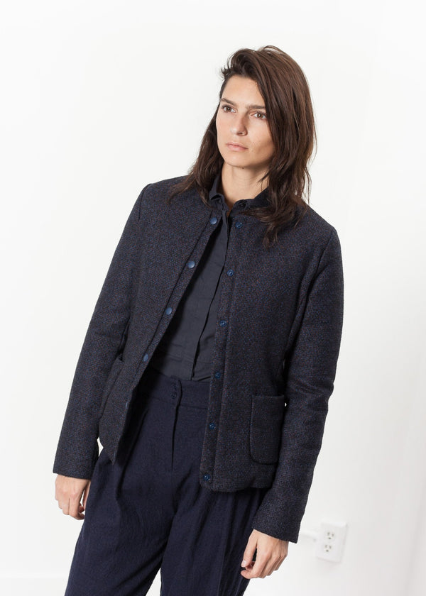 Camelia Reversible Jacket in Navy/Blue - mageplaza100.myshopify.com - Lardini - [variant_title]